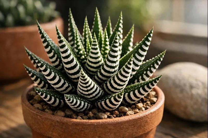 A regulagem simples que faz a suculenta zebra recuperar textura e simetria - Ric.com.br