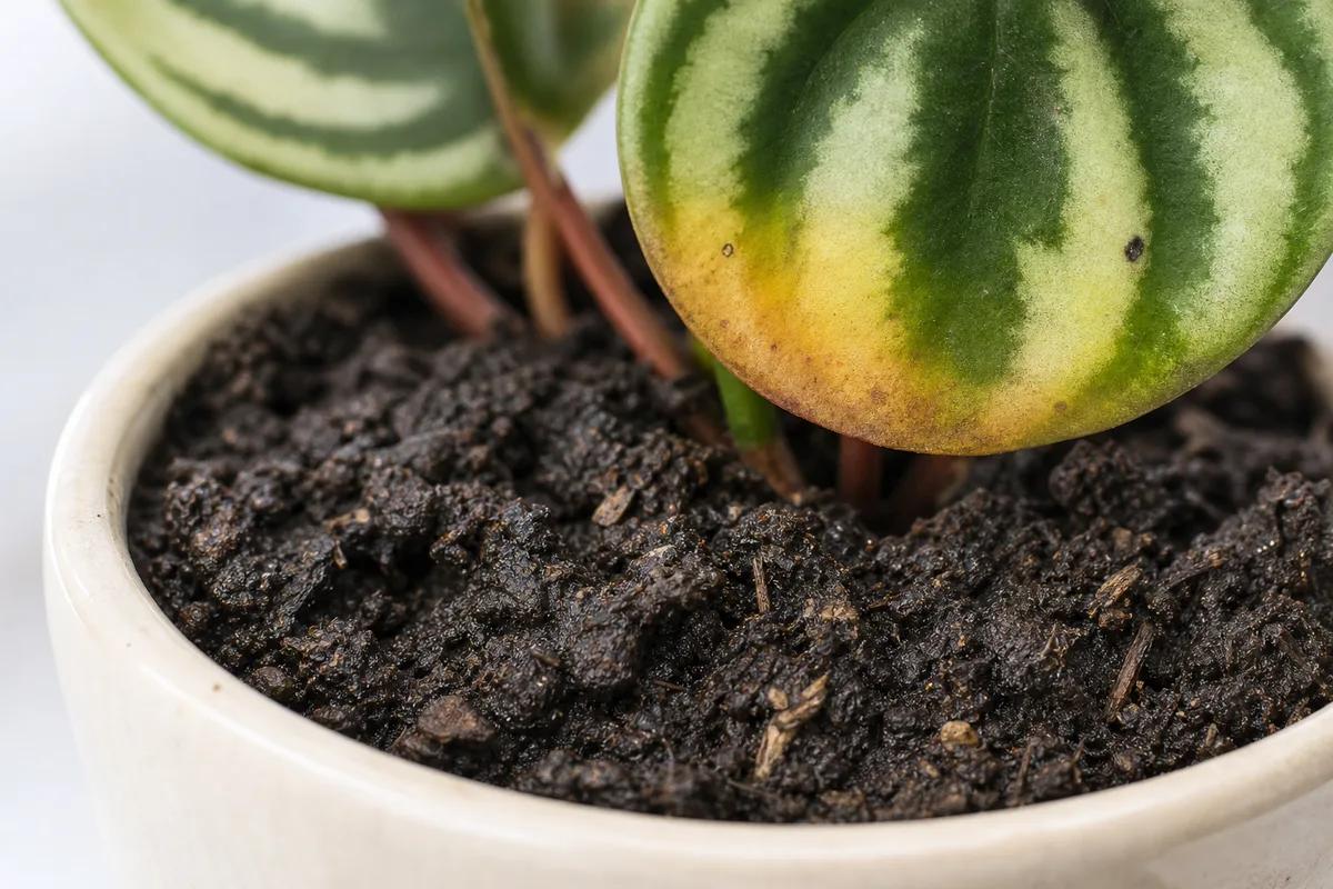 Wrong Soil Mix on Watermelon Peperomia: Causes, Checks & | LeafyPixels