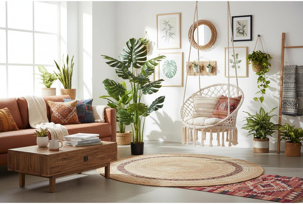 Boho Plants & Greenery | Living Spaces
