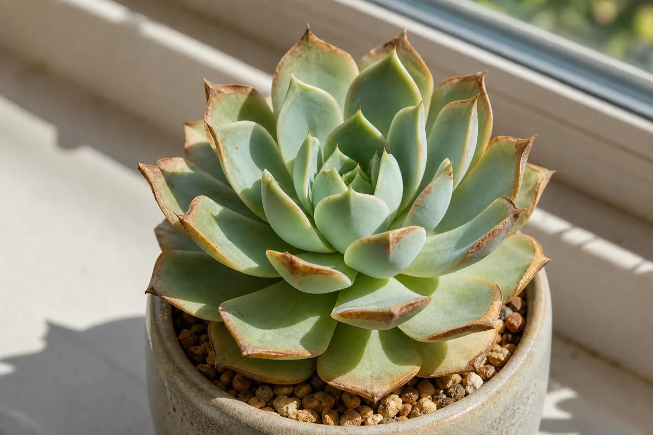 Brown Leaf Tips and Edges on Echeveria: Causes, Checks & | LeafyPixels