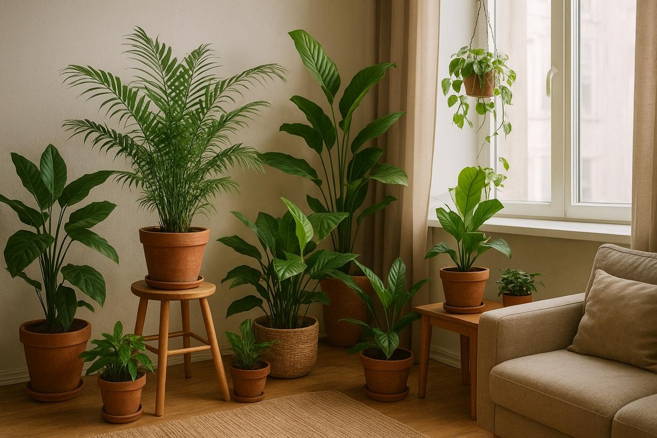 Jak stworzyć mini dżunglę w małym mieszkaniu – rośliny do mikropowierzchni - GardenCasa blog o roślinach doniczkowych