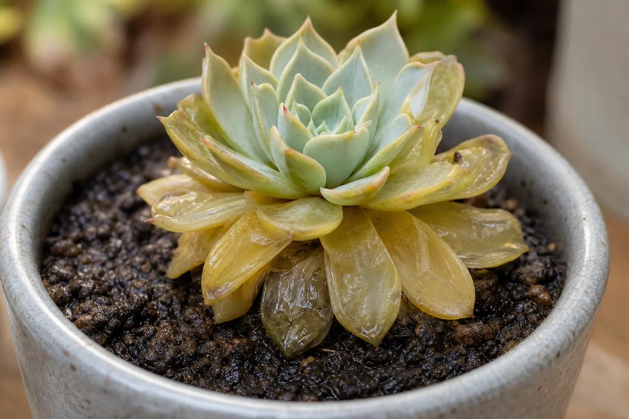 Overwatering on Echeveria: Causes, Checks & Fixes | LeafyPixels