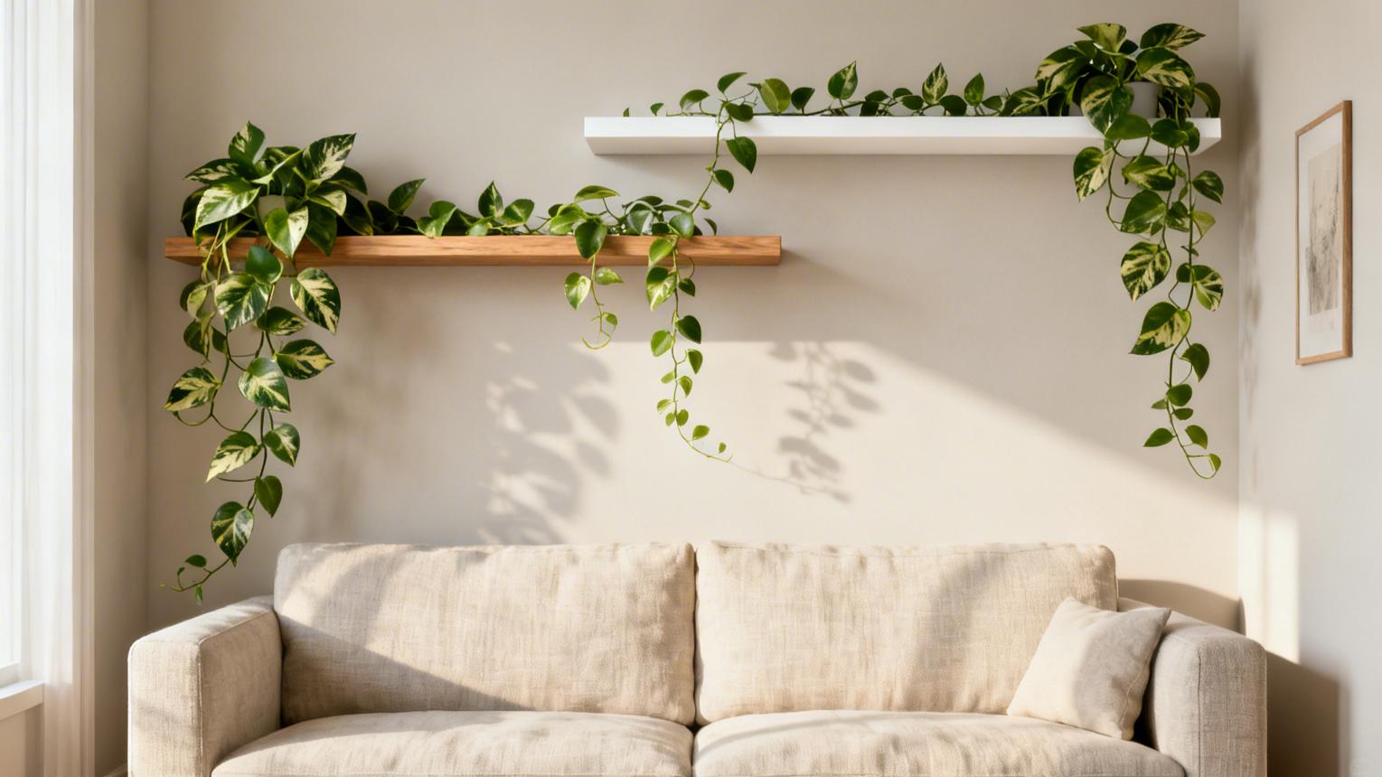 Living Room Feels Empty? 5 Money Plant Decor Fixes