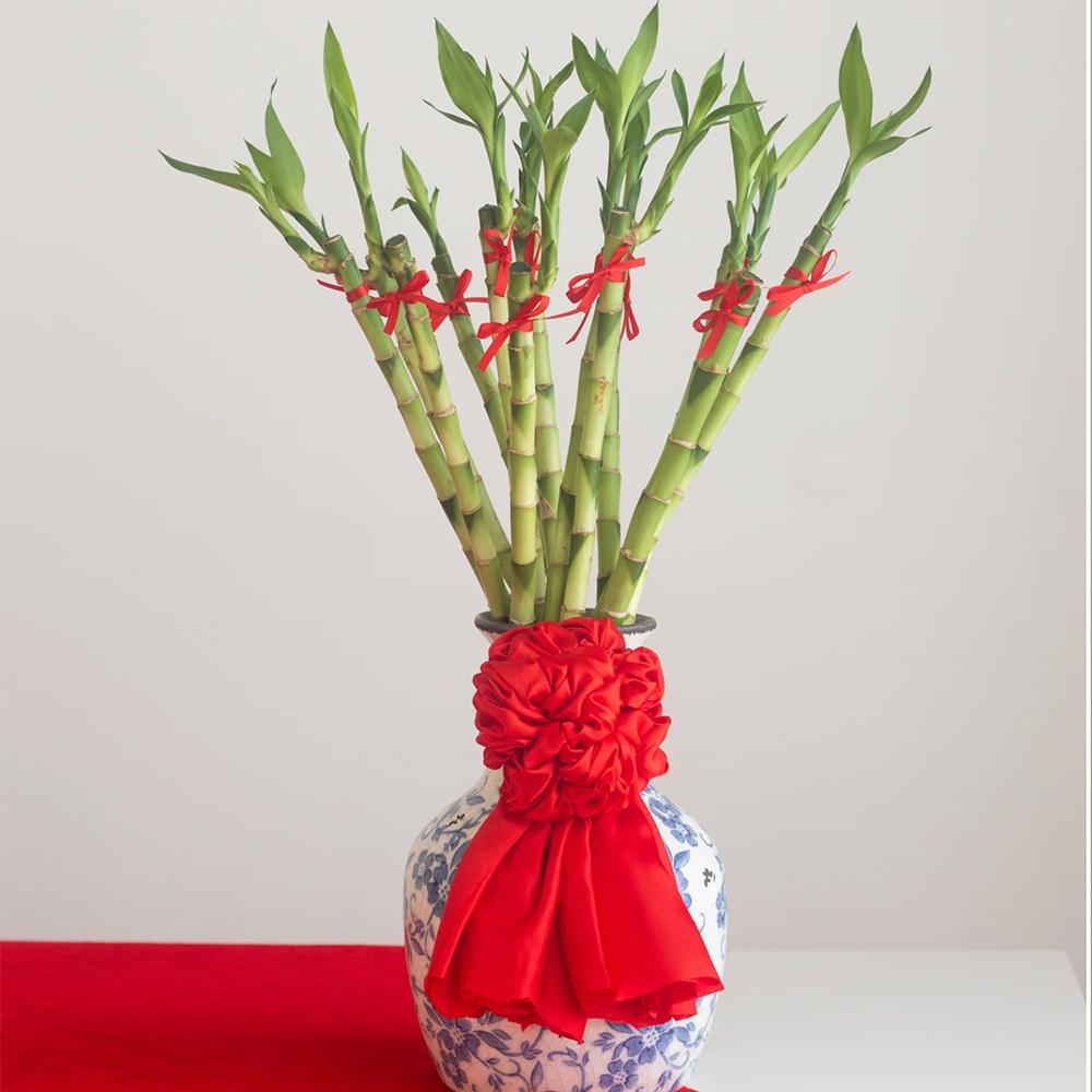 Auspicious Chinese New Year decorations for a prosperous home