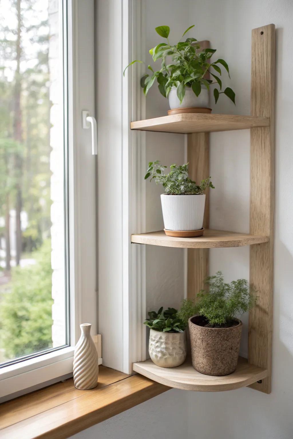 17+ Inspiring Window Sill Plant Shelf Ideas - Moss & Twine